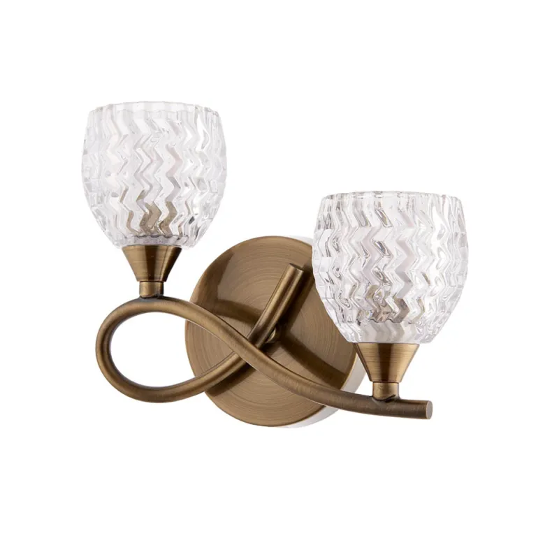 BOYER brass BOYER-2WBAB-L Endon Lighting Niska cena