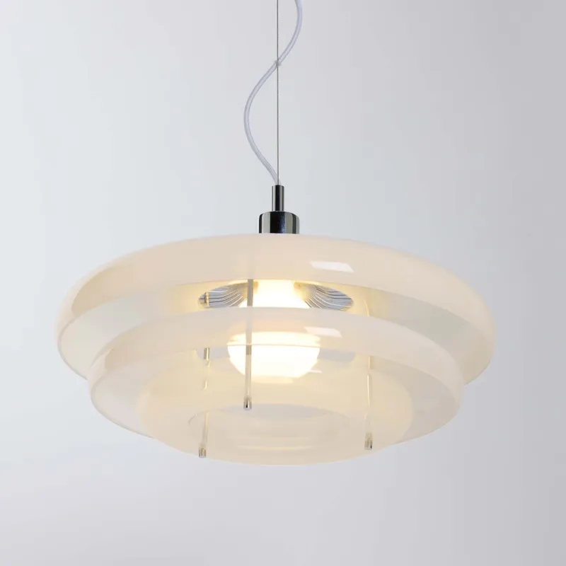 Market Set Lampa wisząca Sunset rozm. L śr. 45 cm biała Popularny