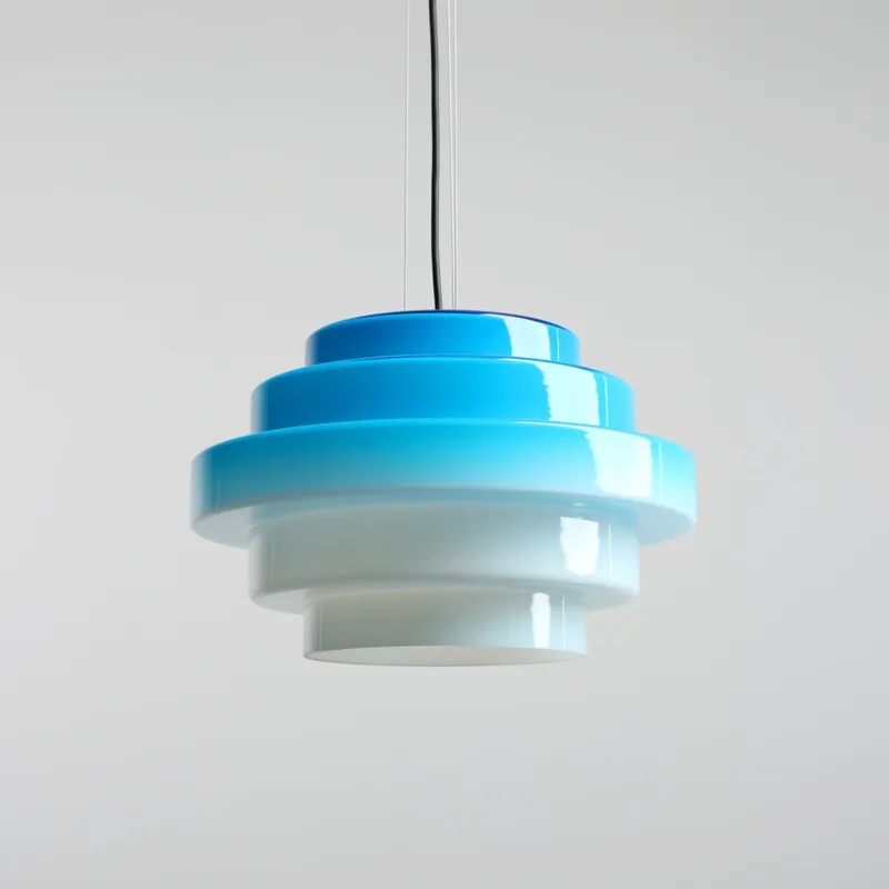 Artera Lampa wisząca Filo Jelly śr. 36 cm niebieska Nowy