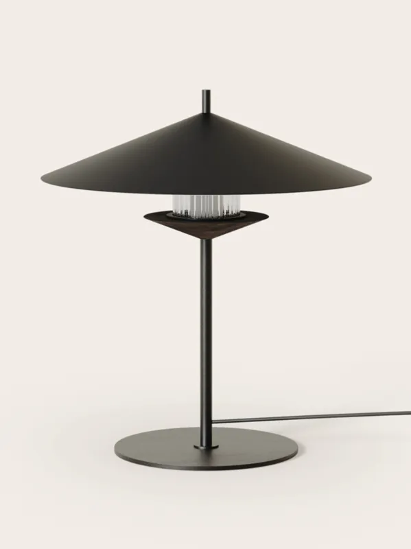 Aromas Lampa stołowa Gehit wys. 42,8 cm czarna Niska cena