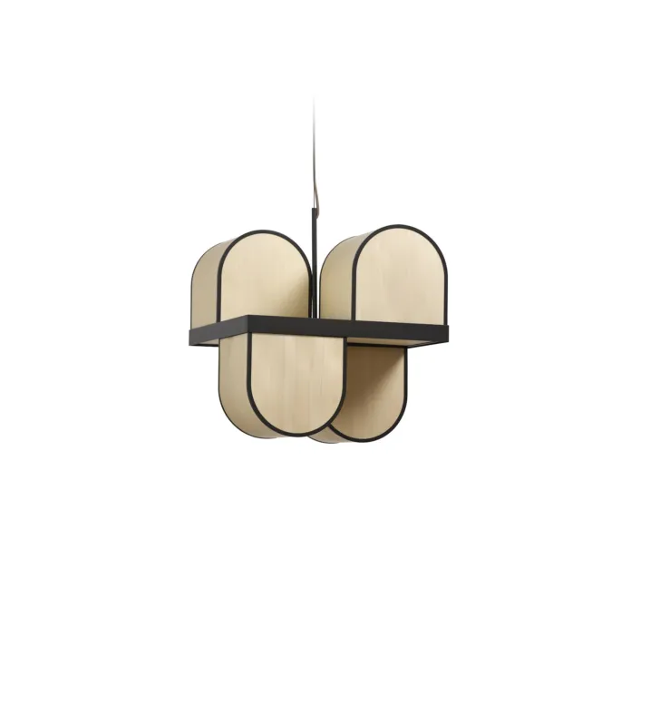 LZF Lampa wisząca Osca Small szer. 50 cm naturalna Nie przegap