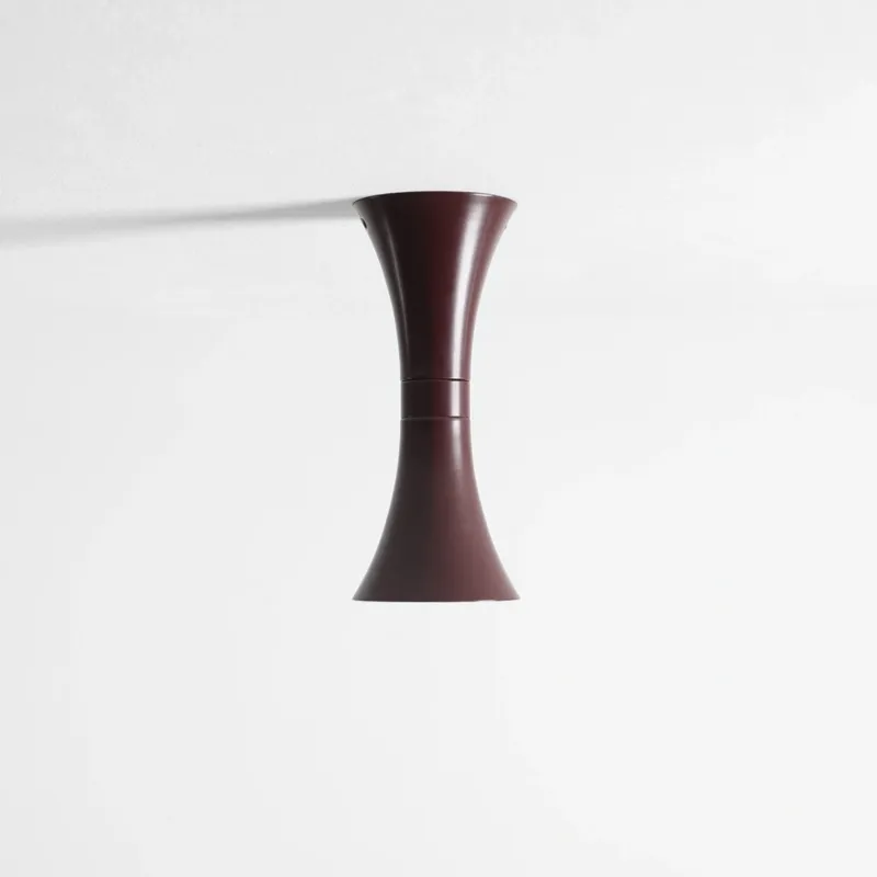 Promocja Artera Lampa sufitowa / plafon Kibo Maroon rozm. S wys. 24 cm brązowa