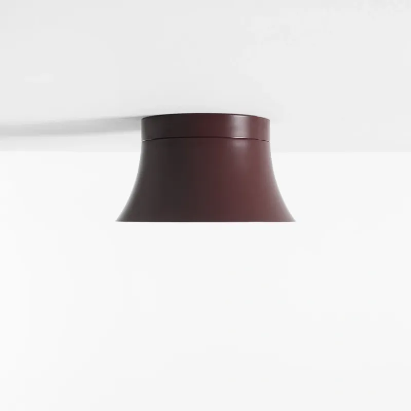 Taniej Artera Lampa sufitowa / plafon Kibo Maroon rozm. S śr. 10 cm burgundowa