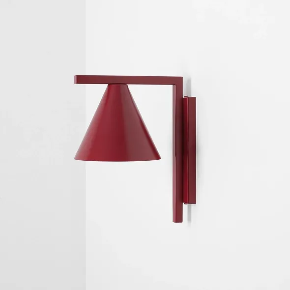 Rabat Artera Lampa ścienna / kinkiet Form wys. 28 cm czerwony