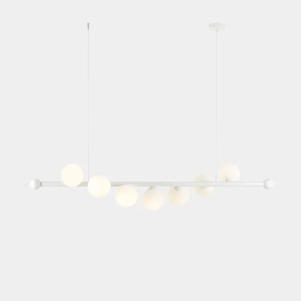 Artera Lampa wisząca Wave 7 szer. 168 cm biała Okazja