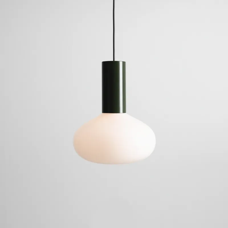 Tani Artera Lampa wisząca Flo Moss rozm. M śr. 26 cm ciemnozielona