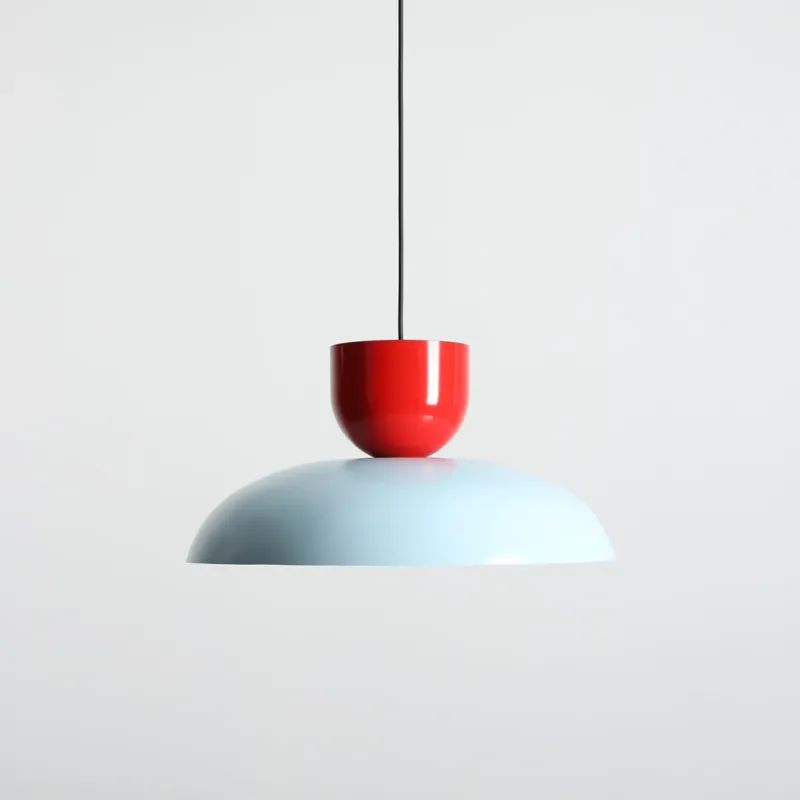Artera Lampa wisząca Ella śr. 47 cm błękitno-czerwona Bezpieczna płatność