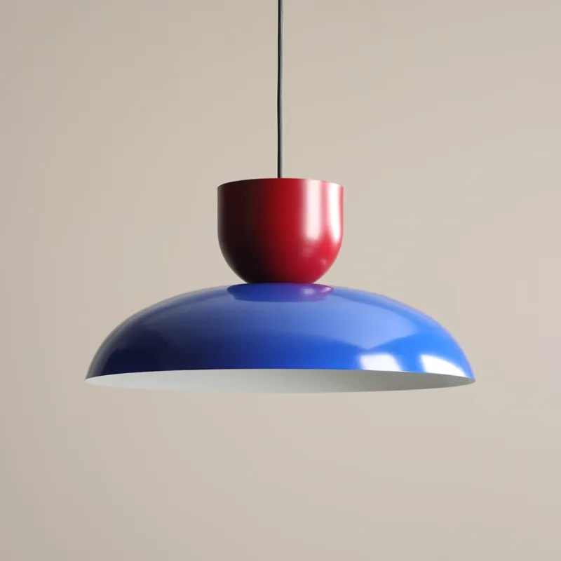 Oferta limitowana Artera Lampa wisząca Ella śr. 47 cm niebiesko-czerwona