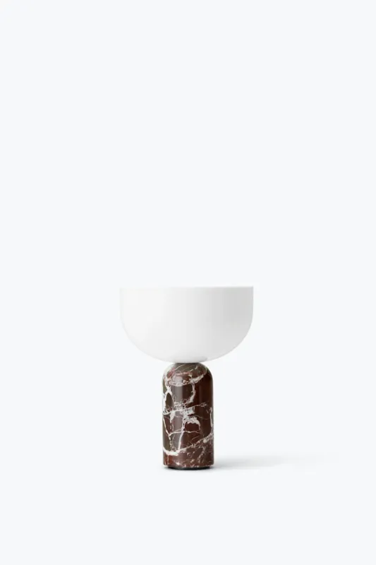New Works Mała lampa stołowa Kizu Portable , New Colours Rosso Levanto Marble Taniej