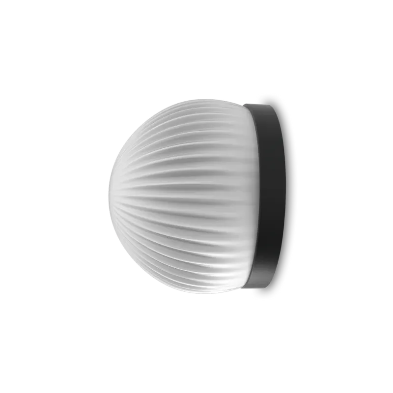 Do wyczerpania zapasów Robin Lampa ścienna / sufitowa Roi Simple czarno-biała śr. 12 cm