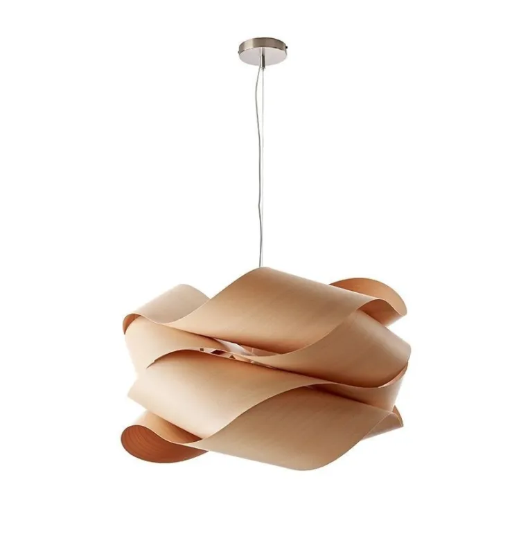 LZF Lampa wisząca Link Duża brązowa śr. 69 cm Ostatnie sztuki