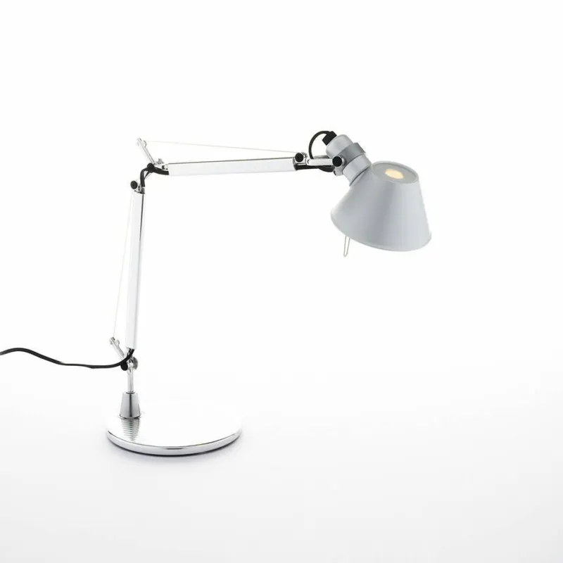 Tylko do końca tygodnia Artemide Lampa biurkowa Tolomeo Micro LED srebrna wys. 37 cm