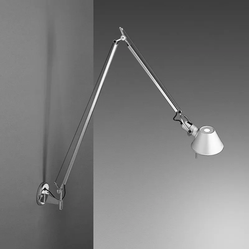 Artemide Lampa ścienna / kinkiet Tolomeo Braccio srebrny szer. 167 cm Niska cena