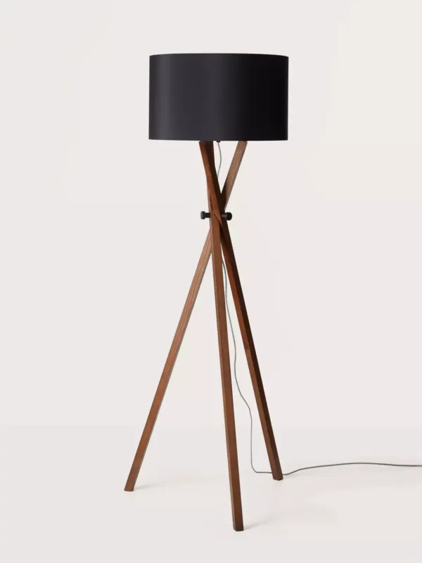 Aromas Lampa podłogowa Cot czarna wys. 162 cm Super okazja