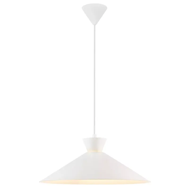 Wysoka jakość Nordlux Lampa wisząca Dial biała śr. 45 cm