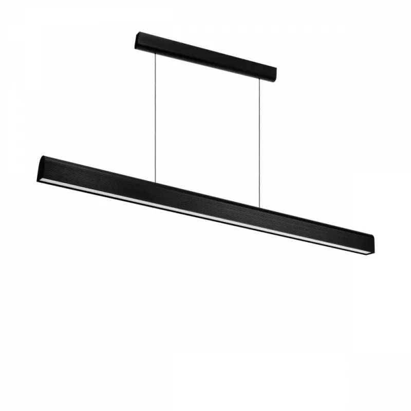 Kaspa Lampa wisząca Linea Dim LED ze ściemniaczem czarna szer. 140 cm Sprawdź teraz