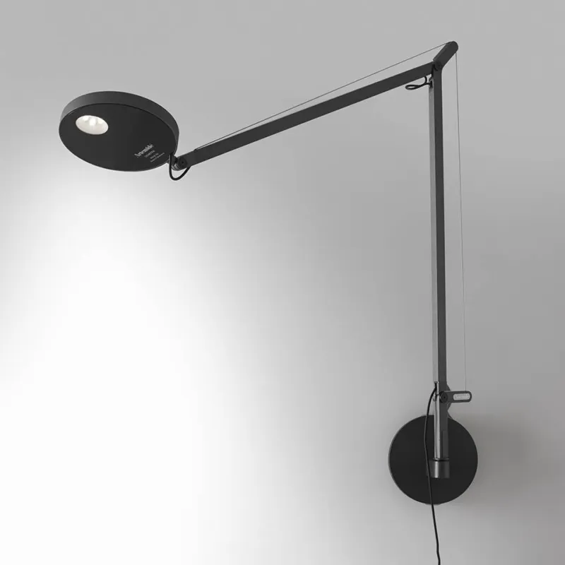 Artemide Lampa ścienna / kinkiet Demetra Led szary szer. 63,5 cm Ekspresowa dostawa