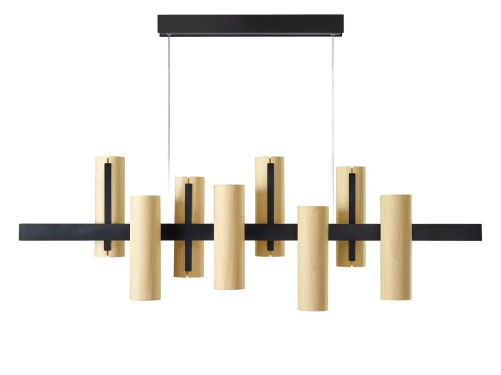 LZF Lampa wisząca Black Note Keys led brązowo-czarna szer. 135 cm Dodaj do koszyka