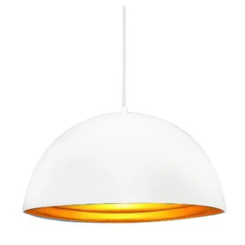 Oferta limitowana Lampa wisząca MODENA 40 Biała/Złota