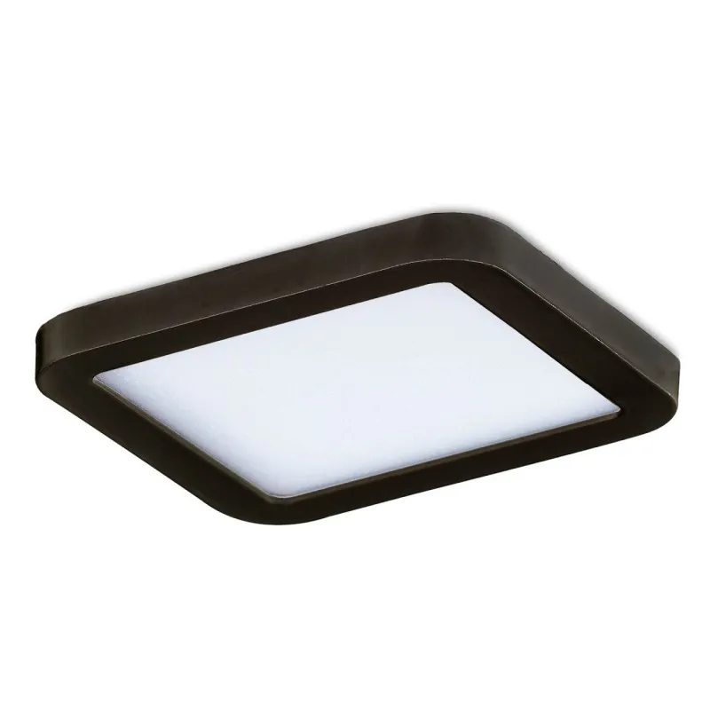 Wysoka jakość Oczko sufitowe SLIM 9 SQUARE 3000K IP44 Czarna