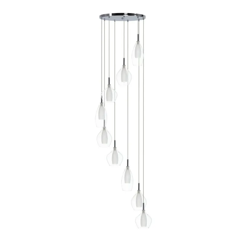 Zniżka Lampa wisząca Amber MILANO 9 CLEAR Bursztynowa