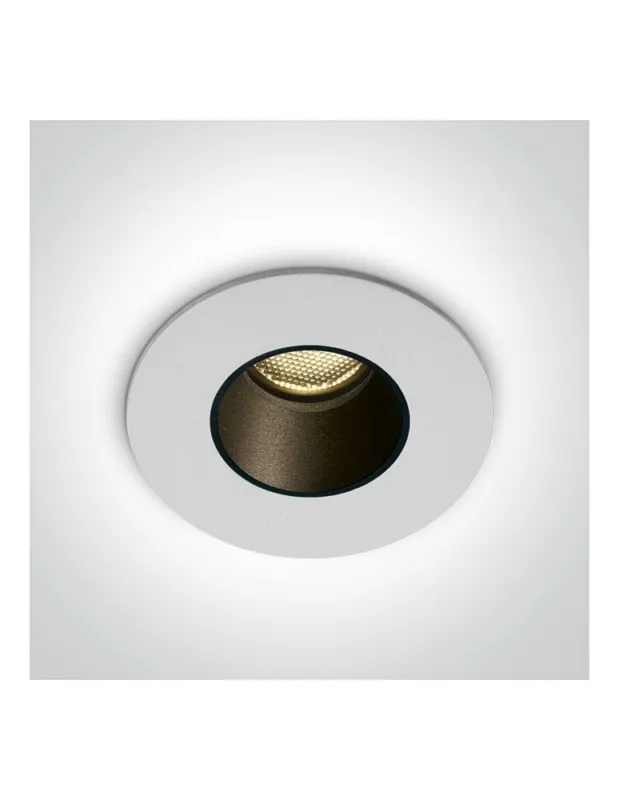 Zamów dziś One Light wpust Drios biały światło białe 10102H/W/C IP65 kolory-swiatla.pl