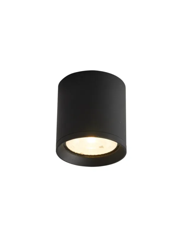 Cena promocyjna Italux Cervia 4K Zewnętrzna Natynkowa Czarny piaskowany IP54 1xLED 15W 4000K OPN-2007-4K kolory-swiatla.pl