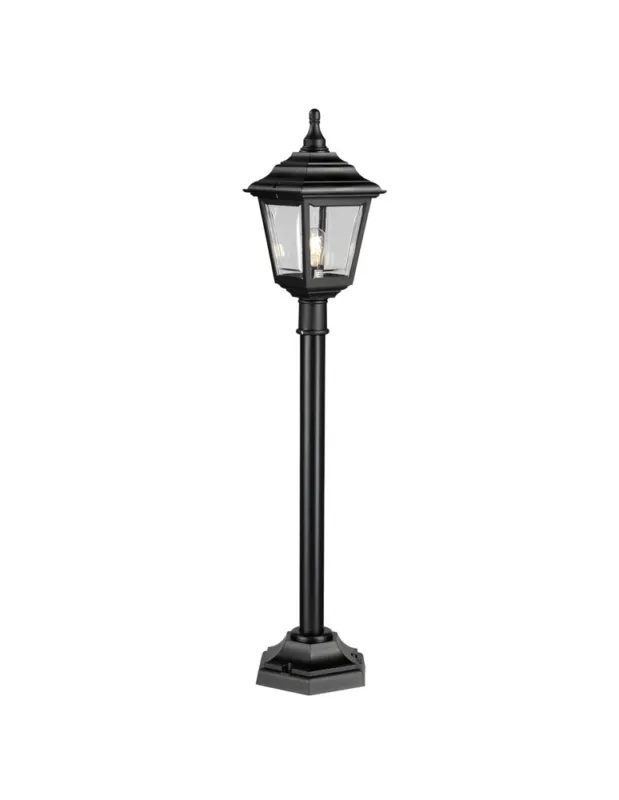 Bezpieczna płatność Elstead KERRY Stojąca Zewnętrzna E27 1x100W IP44 Czarny KERRY-PILLAR kolory-swiatla.pl