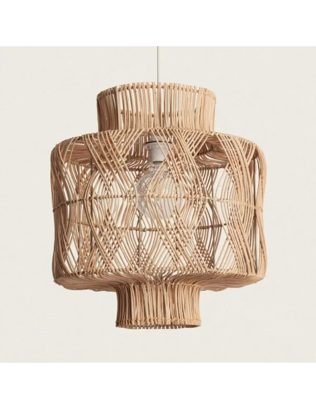 Zamów dziś Abruzzo Lampa Wisząca Boho z Rattanu Zewnętrzna Martina 40cm E27 ABR-LW23-BH-E27
