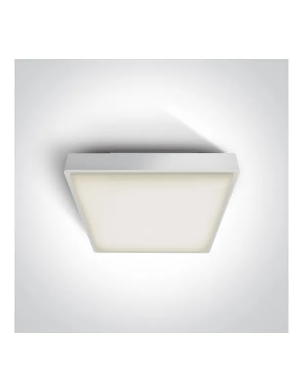One Light plafon LED kwadratowy na zewnątrz 30x30 Pirnari 2 67282AN/W/W IP65 kolory-swiatla.pl Tylko dziś