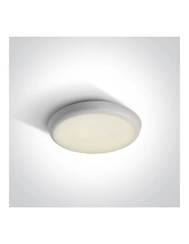 Ekspresowa dostawa One Light biały plafon LED 25 cm zewnętrzny wewnętrzny Livisi 67366/W/C IP54 kolory-swiatla.pl