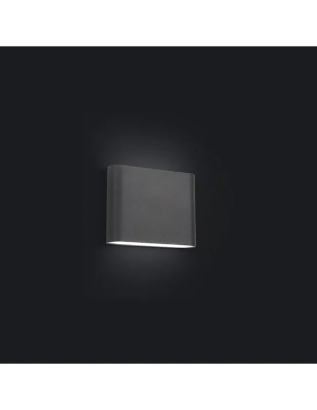 Hit cenowy Nowodvorski SEMI LED Zewnętrzna Ścienna Natynkowa Max moc 7W LED IP54 Grafitowy 6775 kolory-swiatla.pl