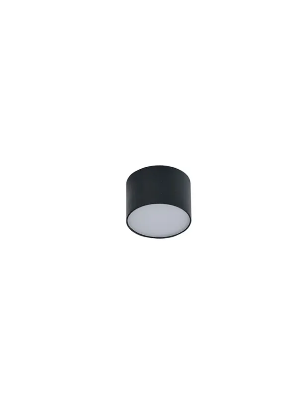 Ostatnia szansa Azzardo MONZA R 8 4000K BK 1xLED Sufitowa Czarny AZ2254 kolory-swiatla.pl