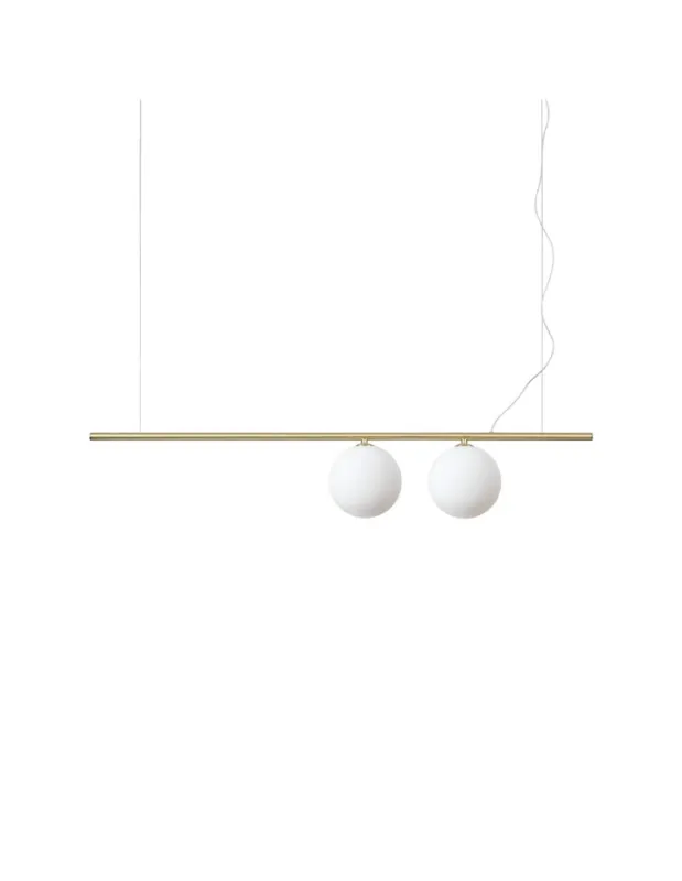 Wysoka jakość Ideal Lux Lampa Wisząca PERLINE SP2 OTTONE Mosiądz 282107
