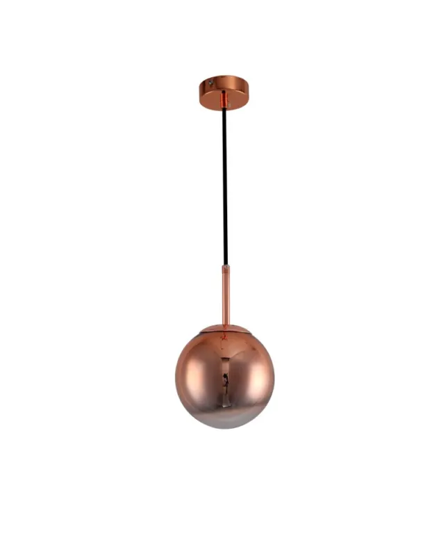Do wyczerpania zapasów Light Prestige Palla lampa wisząca mała miedziana LP-2844/1P S MI 1xE27 miedziany/transparetny