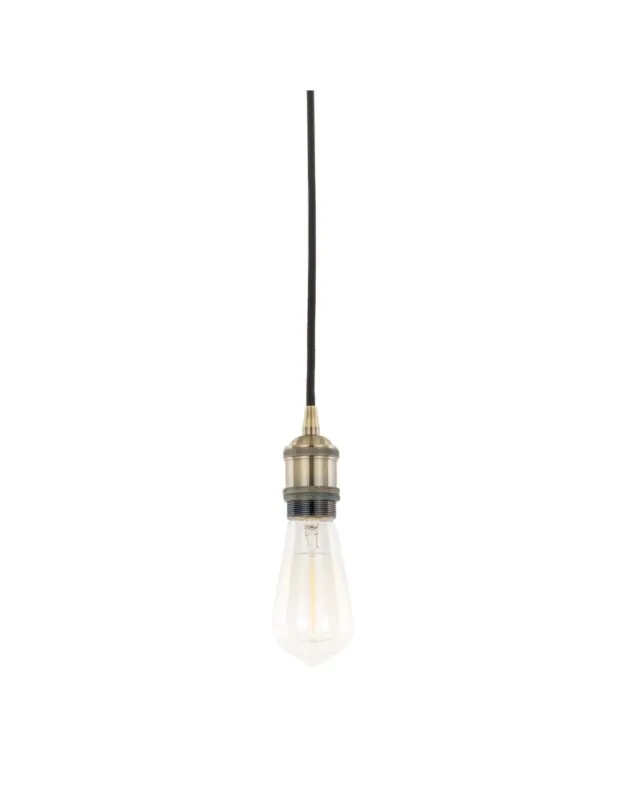 Dodaj do koszyka ITALUX Classo Wisząca E27 1x60W Brązowy DS-M-034 ANTIQUE BRASS kolory-swiatla.pl