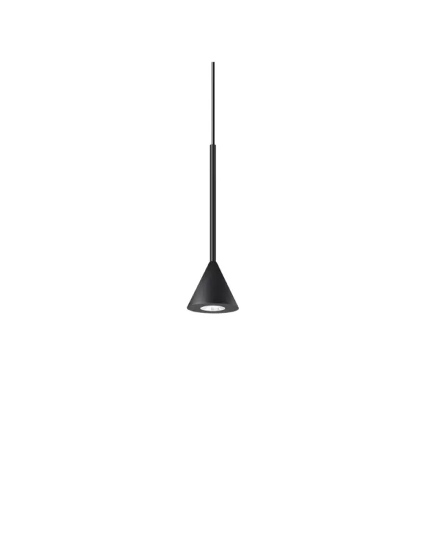 Ideal Lux Lampa Wisząca ARCHIMEDE SP CONO NERO Czarny 328348 Bezpieczna płatność