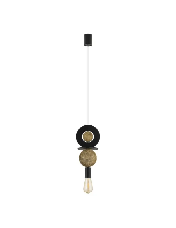 Darmowy zwrot Nowodvorski DROPS WOOD E Lampy sufitowe Lampy wiszące Max moc 25W only LED E27 Czarny 11177