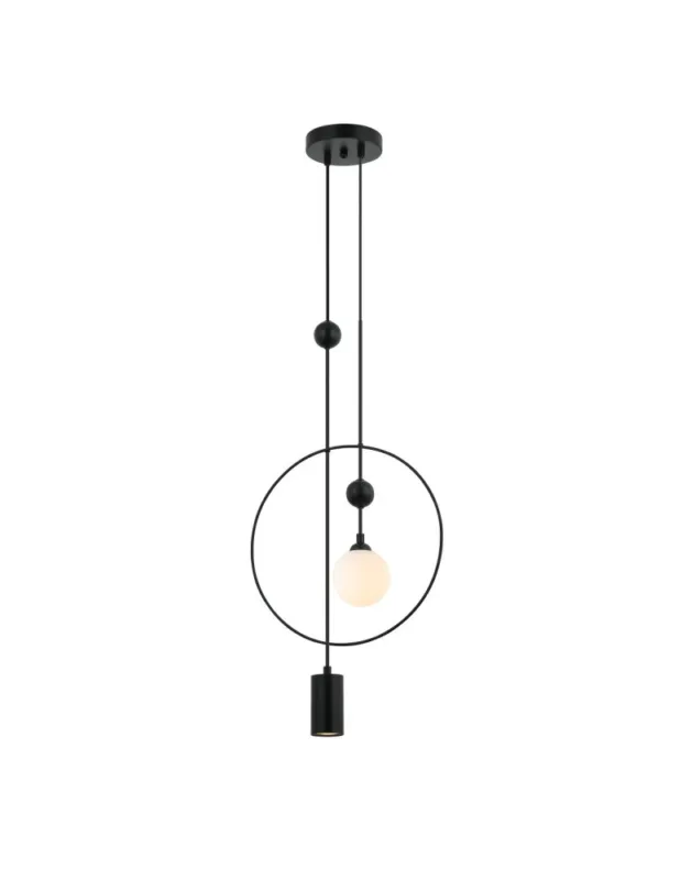 Zamów teraz Italux Trosti Wisząca Czarny 2xG9, GU10 GU10 35W + G9 25W PND-428892-BK kolory-swiatla.pl