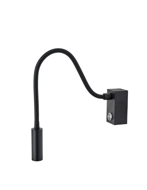YASKR Kinkiet Adjusta 1xLED czarny WL0117-BK 20 cm Czarny Ograniczona ilość