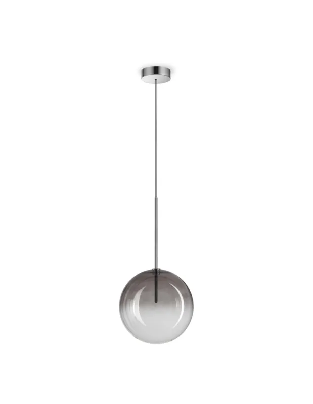 Dodaj do koszyka Ideal Lux Lampa Wisząca EQUINOXE SP1 D25 FUME‘ SFUMATO Chrom 345376