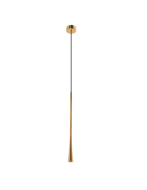 Oferta YASKR Lampa Wisząca Elysia 1xLED złota PL0121-GD Złoty