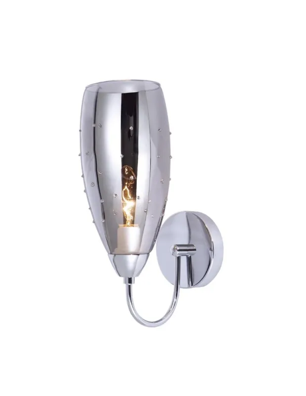 Taniej ITALUX Grace Kinkiet E14 1x40W Chrom MBM2170/1 A kolory-swiatla.pl