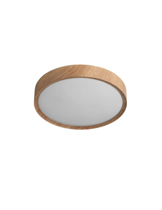 MDC Lampa sufitowa łazienkowa ASLI naturalny LED 24W 335mm CCT 3000-3750-4500K IP44 577105542 Rabat