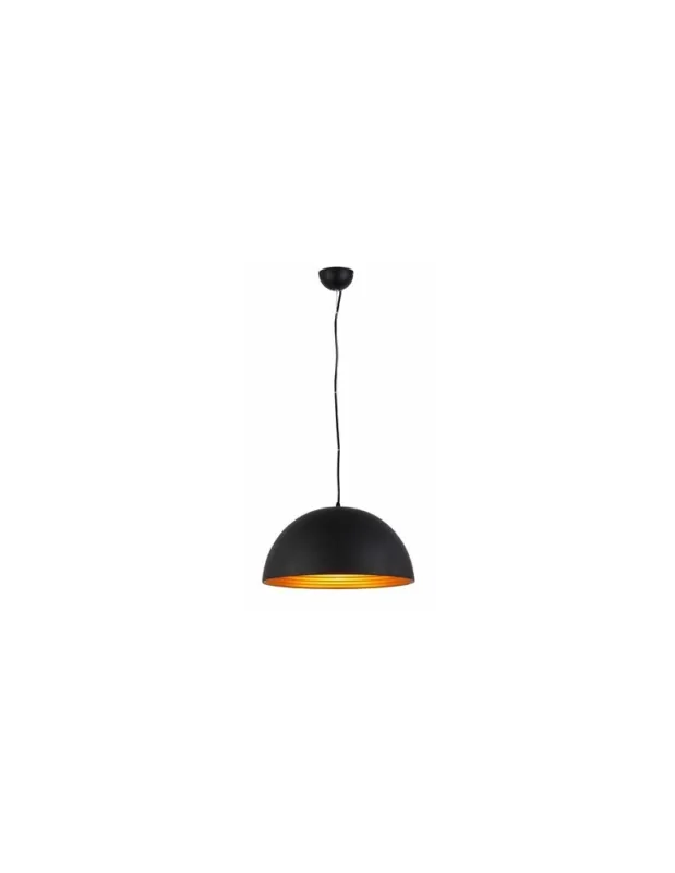 Azzardo MODENA 40 BLACK/GOLD 1xE27 Wisząca Czarny/Złoty AZ1394 kolory-swiatla.pl Premium