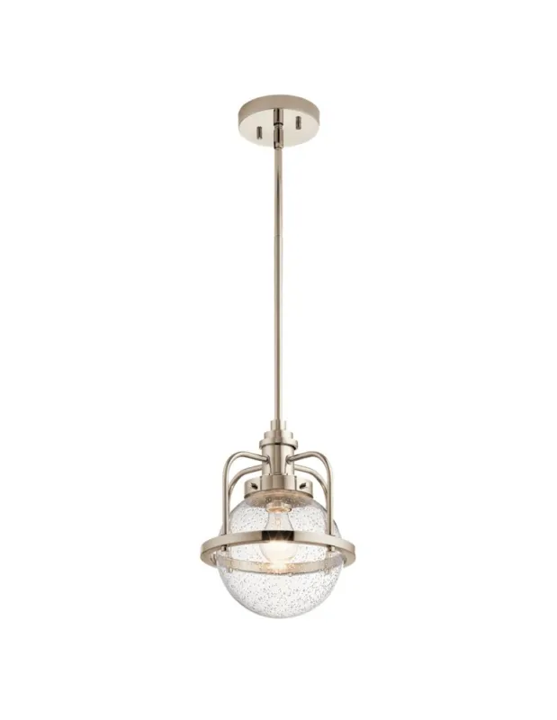 Kup teraz Quintiesse Lampa wisząca / Półplafon Triocent - 1 źródło światła - Polerowany nikiel IP44 Elstead Lighting QN-TRIOCENT-P