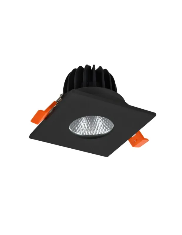 Taniej Azzardo CLEAN S IP44 7W CCT SWITCH BK Czarny Mat/Transparentny 1xLED Podtynkowa Hermetyczna Przełącznik Zmiany Barwy AZ5989