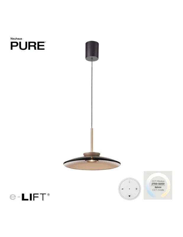 Premium PURE E-MOON LAMPA WISZĄCA BRĄZOWY