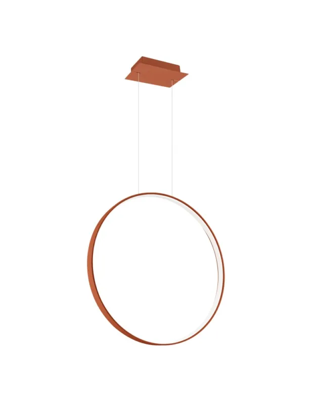 Thoro Lampa wisząca RIO 55 ochra czerwona LED 4000K TH.408 Nowy