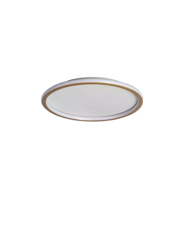 Nie przegap Abruzzo Plafon LED 36W Okrągły Złoty CCT 3000K/4000K/6000K 60cm Angelo ABR-PLO-36W-60CM-CCT